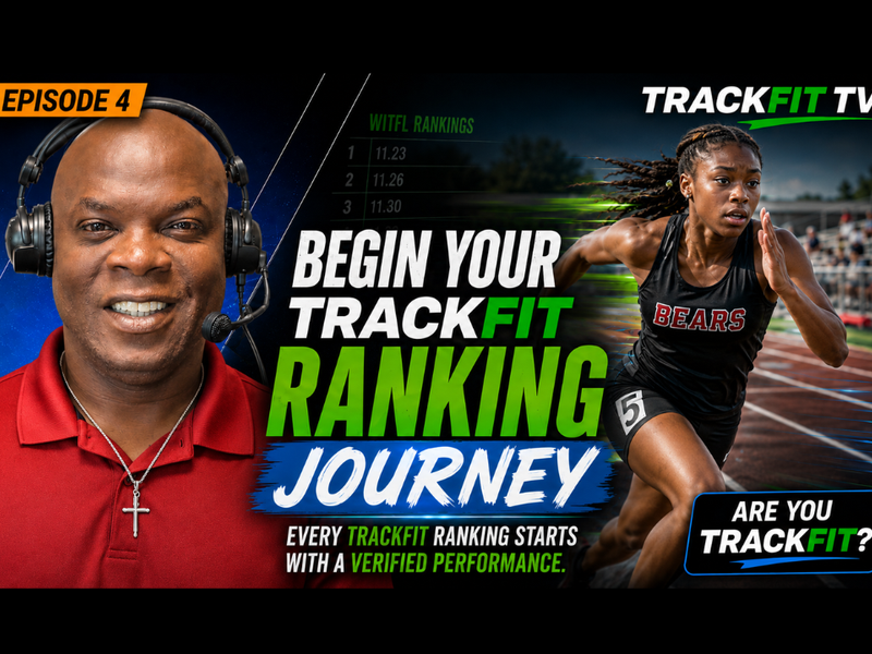 Ready to begin your TrackFIT Ranking journey? Every TrackFIT Ranking starts with a verified performance.